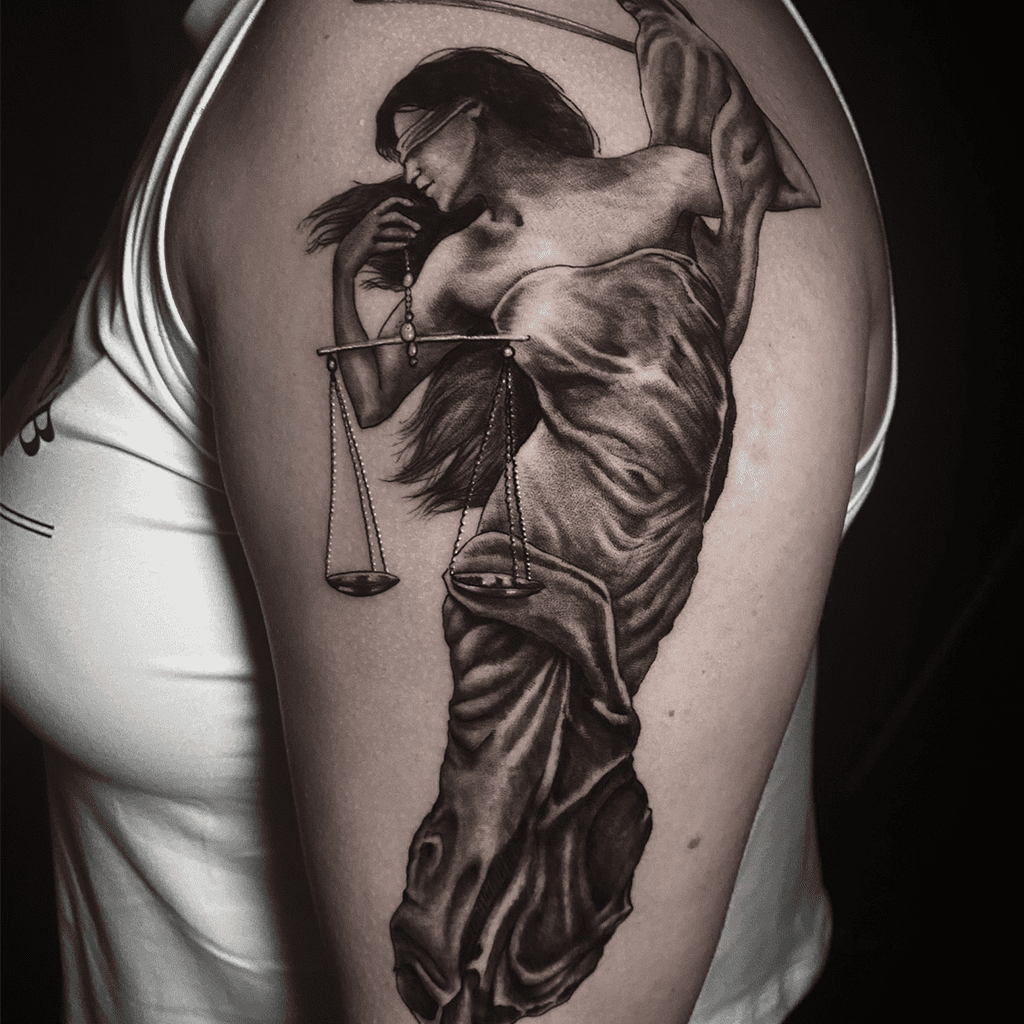 Black and Grey Tattoo